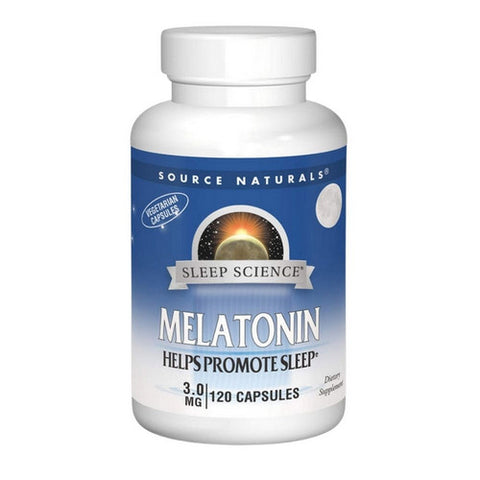 Source Naturals, Melatonin, 3 mg, 120 caps Source Naturals