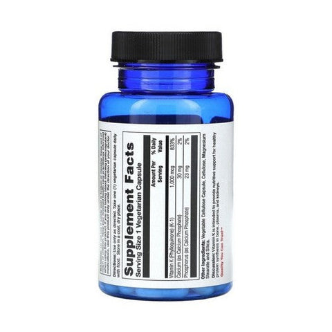 Nature's Life, Bone Support K-1 Phylloquinone, 1000 mcg, 50 vcaps Nature's Life