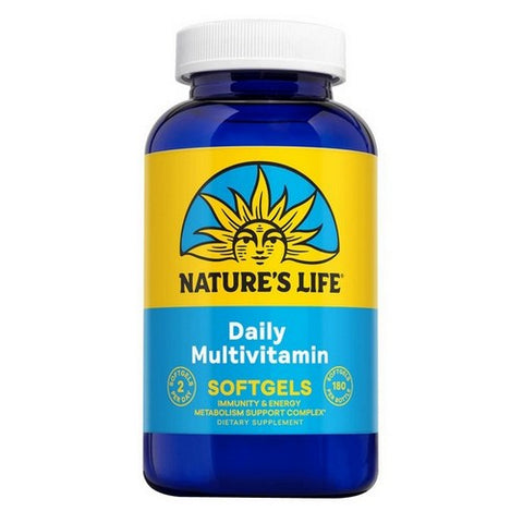 Nature's Life, Daily Multivitamin Softgels, 180 Count Nature's Life