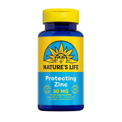 Nature's Life, Zinc Protecting, 30 Mg, 100 Caps Nature's Life