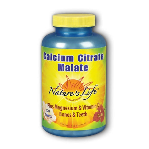 Nature's Life, Calcium Citrate & Malate, 1000 mg, 120 tabs Nature's Life