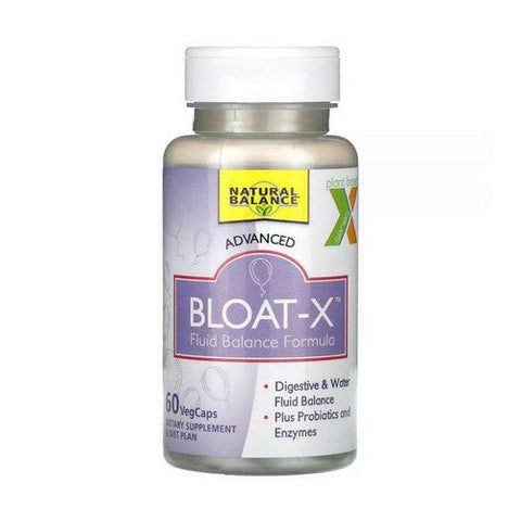 Natural Balance (Formerly known as Trimedica), Bloat-X Fluid Balance Formula, 60 vcaps Natural Balance (Formerly known as Trimedica)