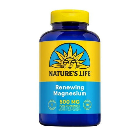 Nature's Life, Magnesium, 500 mg, 180 caps Nature's Life