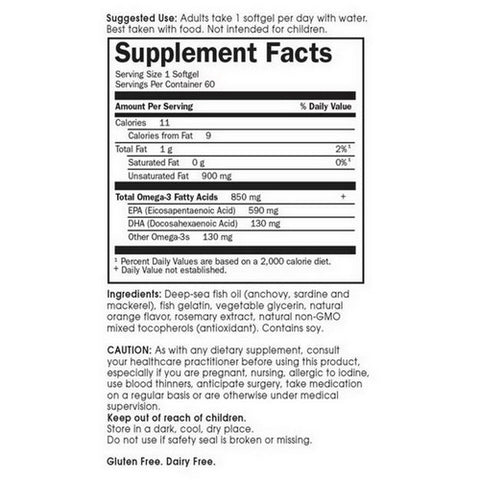 Minami Nutrition, Minami Nutrition MorEPA, Orange 60 softgel Minami Nutrition