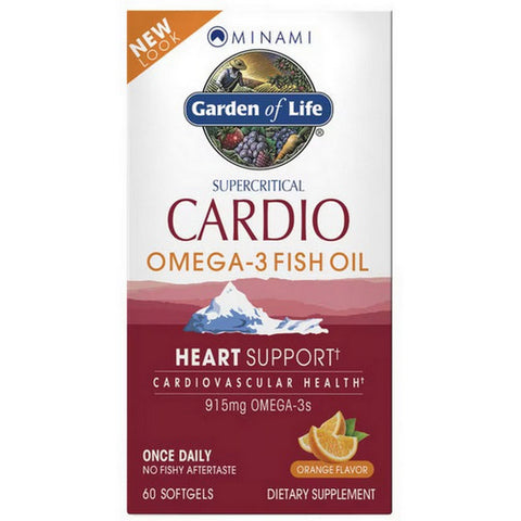 Minami Nutrition, Minami Cardio, Orange Flavor 60 softgel Minami Nutrition
