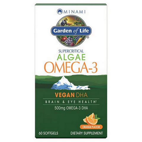 Minami Nutrition, Minami Nutrition VeganDHA Formula, Orange 60 softgel Minami Nutrition