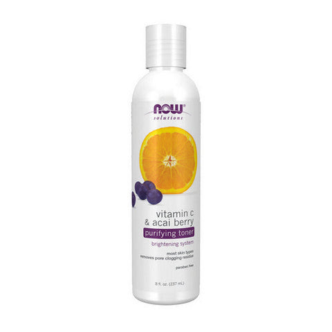 Now Foods, Vitamin C & Acai Berry Purifying Toner, 8 oz