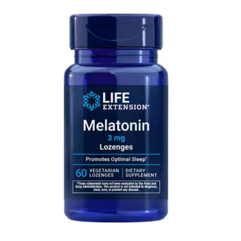 Life Extension, Melatonin, 3 mg, 60 lozenges Life Extension