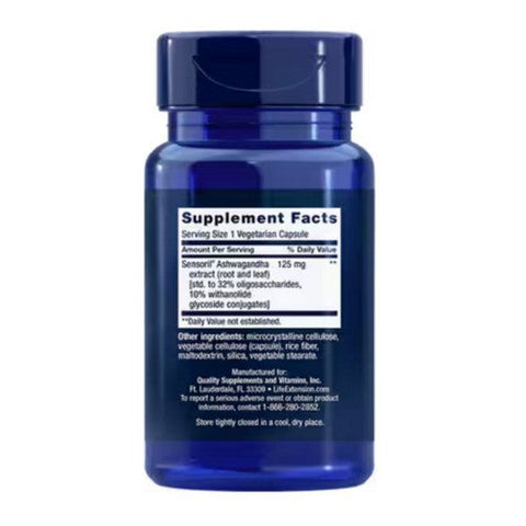 Life Extension, Optimized Ashwagandha Extract, 60 Veg Caps Life Extension