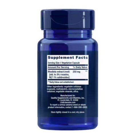 Life Extension, Rhodiola Extract, 250 mg, 60 vcaps