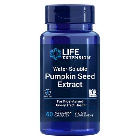 Life Extension, Water-Soluble Pumpkin Seed Extract, 60 vcaps Life Extension
