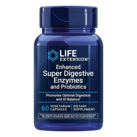 Life Extension, Enhanced Super Digestive Enzymes with Probiotics, 60 Veg Caps Life Extension