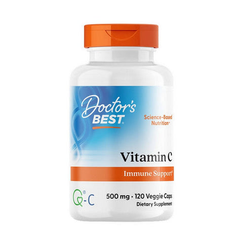 Doctors Best, Vitamin C With Q-C, 500 Mg, 120 Veggie Caps Doctors Best