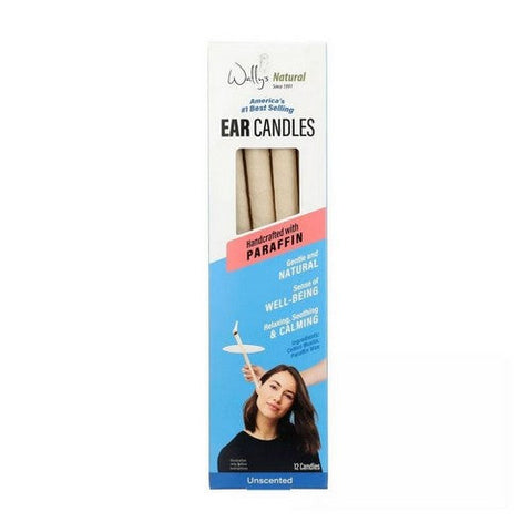 Wallys Natural Products, Ear Company Body Mind Spirit Therapy Candle Plain, 12 pack