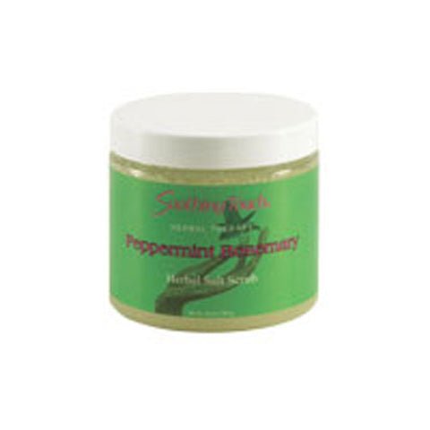Soothing Touch, Herbal Salt Scrub Peppermint Rosemary Invigorating, PepperMint Rosemary, 20 Oz Soothing Touch