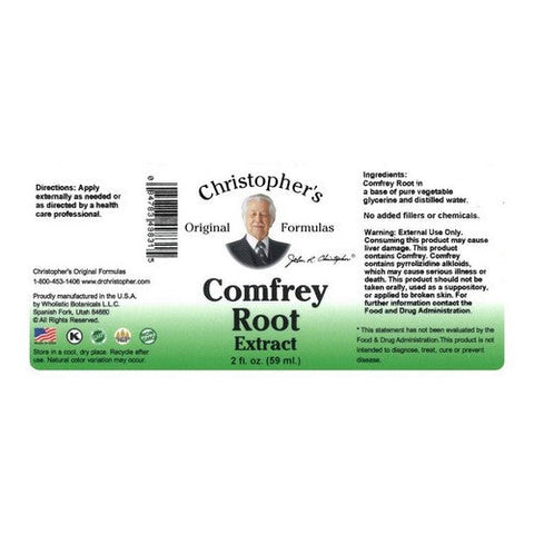 Dr. Christophers Formulas, Original Formulas Comfrey Root Extract, 2 oz Dr. Christophers Formulas