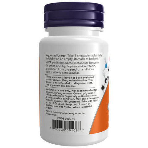 Now Foods, 5-HTP, 100 mg, 90 Chewables Now Foods