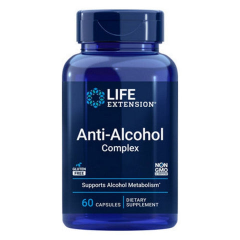 Life Extension, Anti-Alcohol HepatoProtection Complex, 60 caps Life Extension
