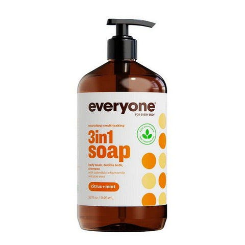 EO Products, 3 In 1 Soap Citrus And Mint, 32 Oz EO Products