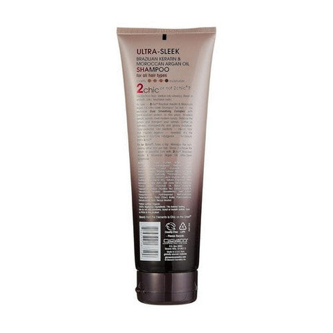 Giovanni Cosmetics, 2Chic Ultra-Sleek Shampoo With Brazilian Keratin And Argan Oil, 8.5 Oz Giovanni Cosmetics