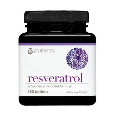 Youtheory, Resveratrol Advanced, 160 Tabs Youtheory
