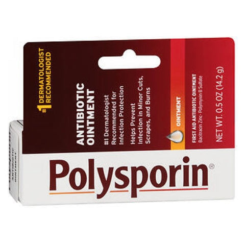 Polysporin, First Aid Antibiotic Ointment, 0.5 oz Polysporin