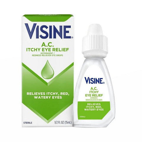 Visine, A.C. Itchy Eye Relief Eye Drops, 0.5 Oz