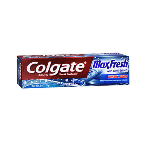 Colgate, Max Fresh Whitening Toothpaste Cool Mint, cool mint 6 oz Colgate