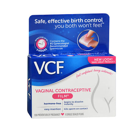 Vcf, Dissolving Vaginal Contraceptive Film, 9 each Vcf