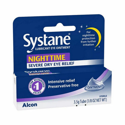 Systane, Nighttime Severe Dry Eye Relief Lubricant Eye Ointment, 3.5 Grams Systane