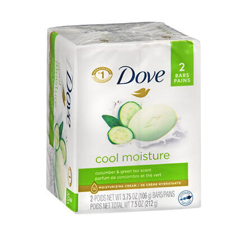 Dove, Go Fresh Beauty Bars Cool Moisture, 2/4.25 oz Dove