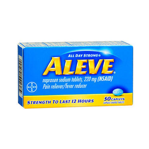 Aleve, All Day Strong Pain Reliever And Fever Reducer, 220 mg, 50 caplets Aleve