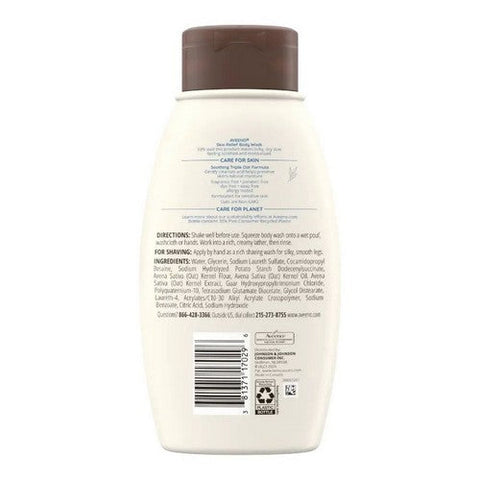 Aveeno, Active Naturals Skin Relief Body Wash, Fragrance Free 12 oz Aveeno