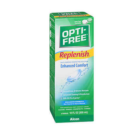 Alcon, Laboratories Opti-Free Replenish Multi-Purpose Disinfecting Solution, 10 Oz Opti-Free