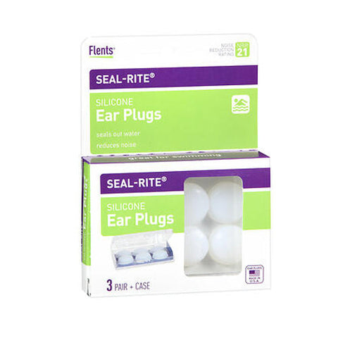 Flents, Protechs Seal-Rite Silicone Ear Plugs, 3 Pair Flents