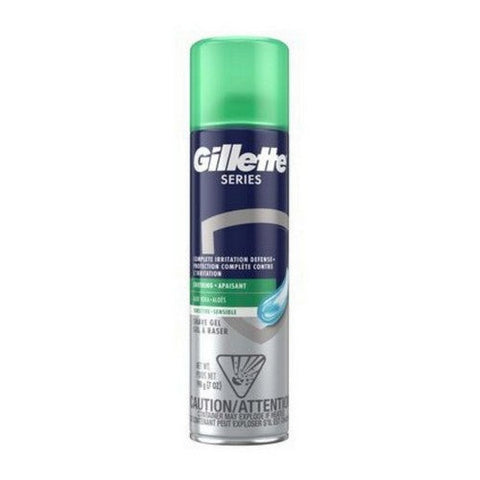 Gillette, Series Shave Gel Sensitive Skin, 7 oz Gillette