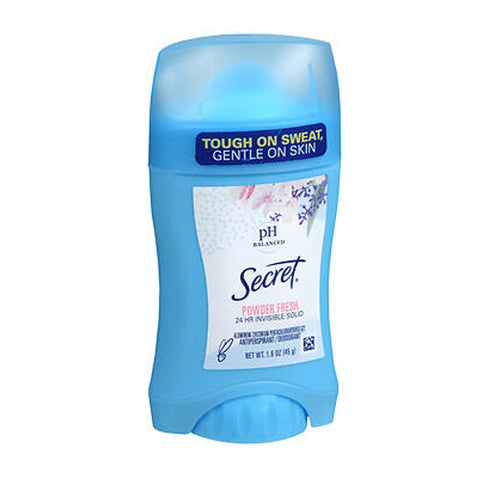 Secret, Anti-Perspirant Deodorant Invisible Solid, Powder Fresh 1.6 oz Secret