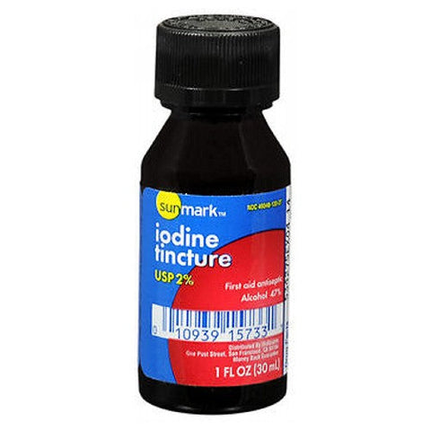 Sunmark, Iodine Tincture Usp 2%, 1 Oz Sunmark