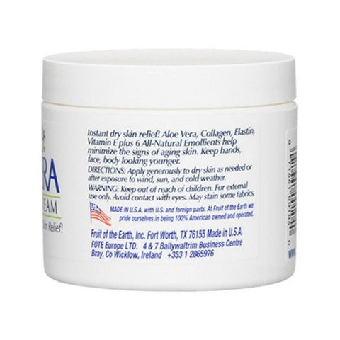Fruit Of The Earth, Aloe Vera Skin Care Cream, 4 oz Fruit Of The Earth