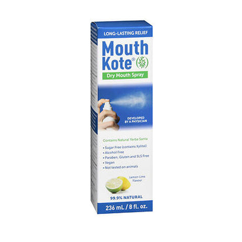 Mouth Kote, Dry Mouth Spray Lemon Lime, 8 Oz Mouth Kote