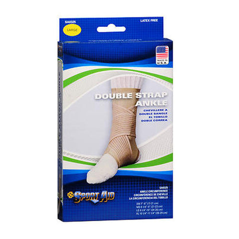 Sport Aid, Double Strap Ankle Support, Large each