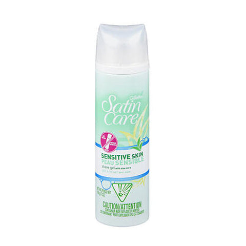 Gillette, Satin Care Shave Gel Sensitive Skin, 7 oz Gillette