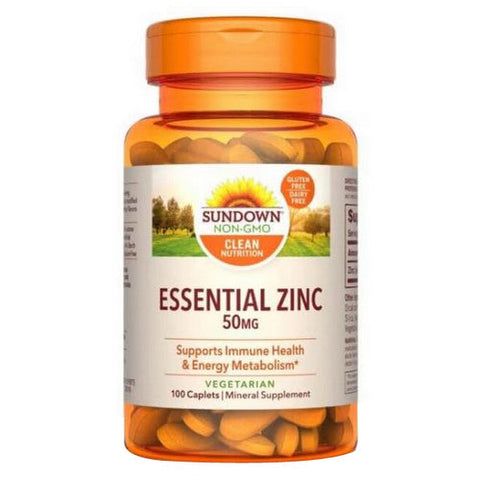 Sundown Naturals, Sundown Naturals Zinc Gluconate, 50 mg, 100 tabs Sundown Naturals