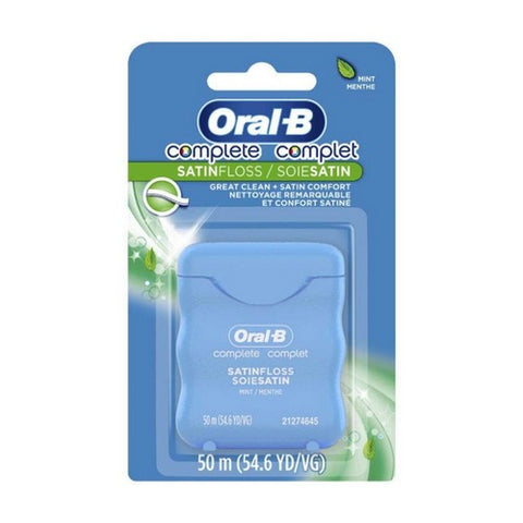 Oral-B, Complete Mint Satin Floss, 1 Count / 54.6 YD