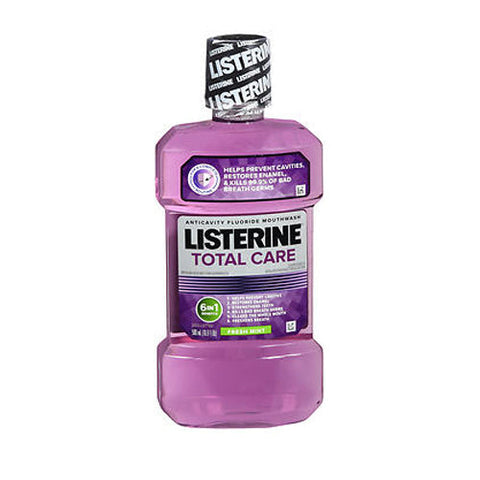 Listerine, Total Care Anticavity Fluoride Mouthwash Fresh Mint, 500 Ml Listerine