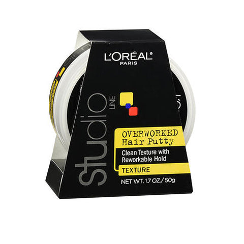 L'oreal, LOreal Studio Line Overworked Hair Putty, 1.7 oz L'oreal