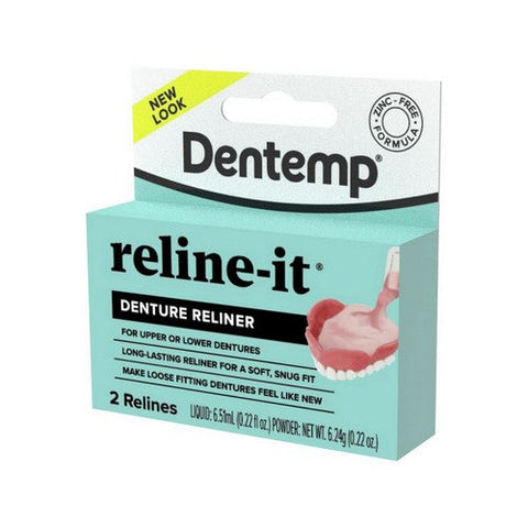 Kendall, D.O.C. Reline-It Denture Reliners, 2 each