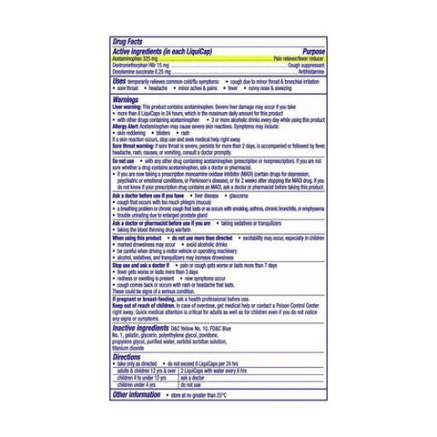 Vicks, Nyquil Cold And Flu Liquicaps, 24 Count