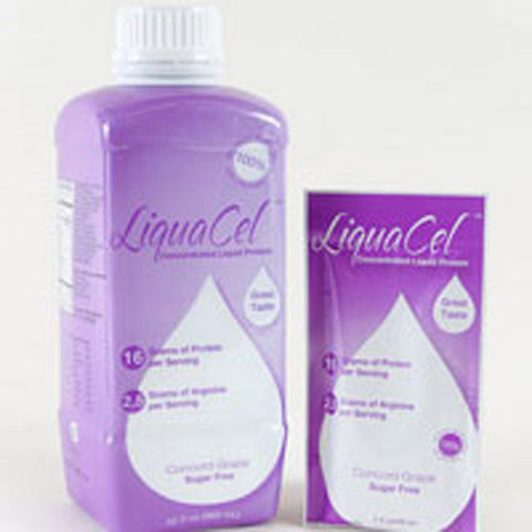 Global Health Products In, Liquacel Liquid Protein Sugar Free Grape, Grape 32 oz Global Health Products In