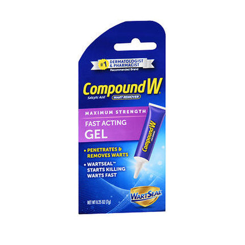 Compound W, Wart Remover Fast-Acting Gel, 0.25 oz Compound W